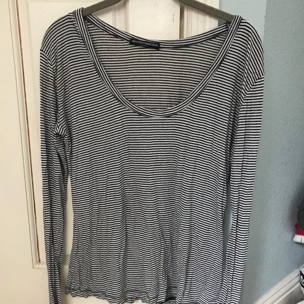 Striped Brandy Melville long sleeve